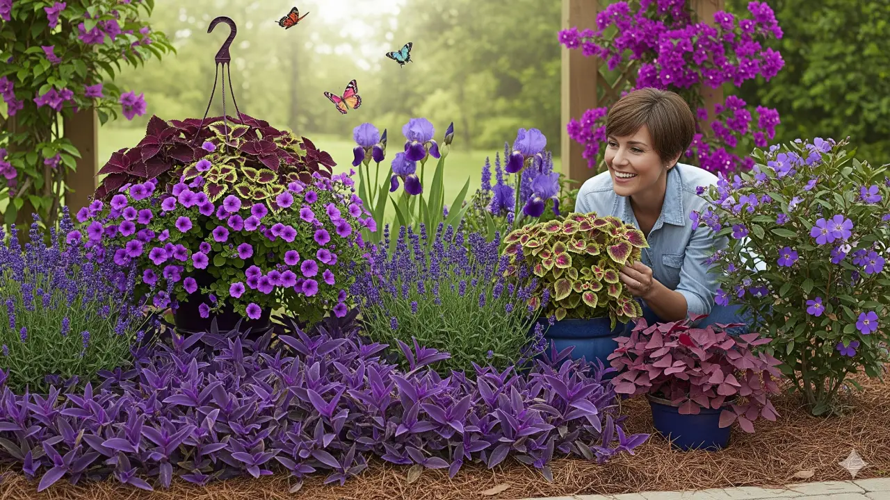 nomes de flores lilás