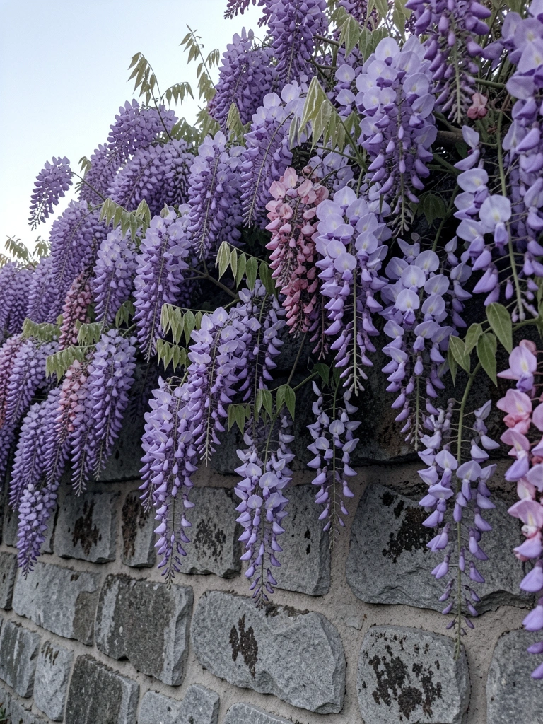 Muro de concreto sem pintura em quintal residencial, com chão de terra e pouca vegetação