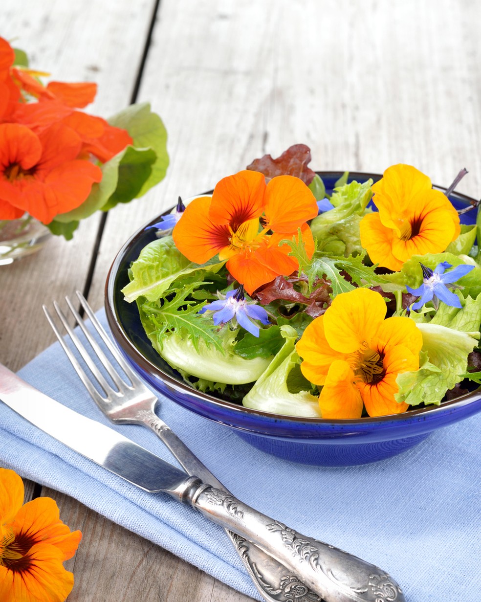 benefícios das flores comestíveis