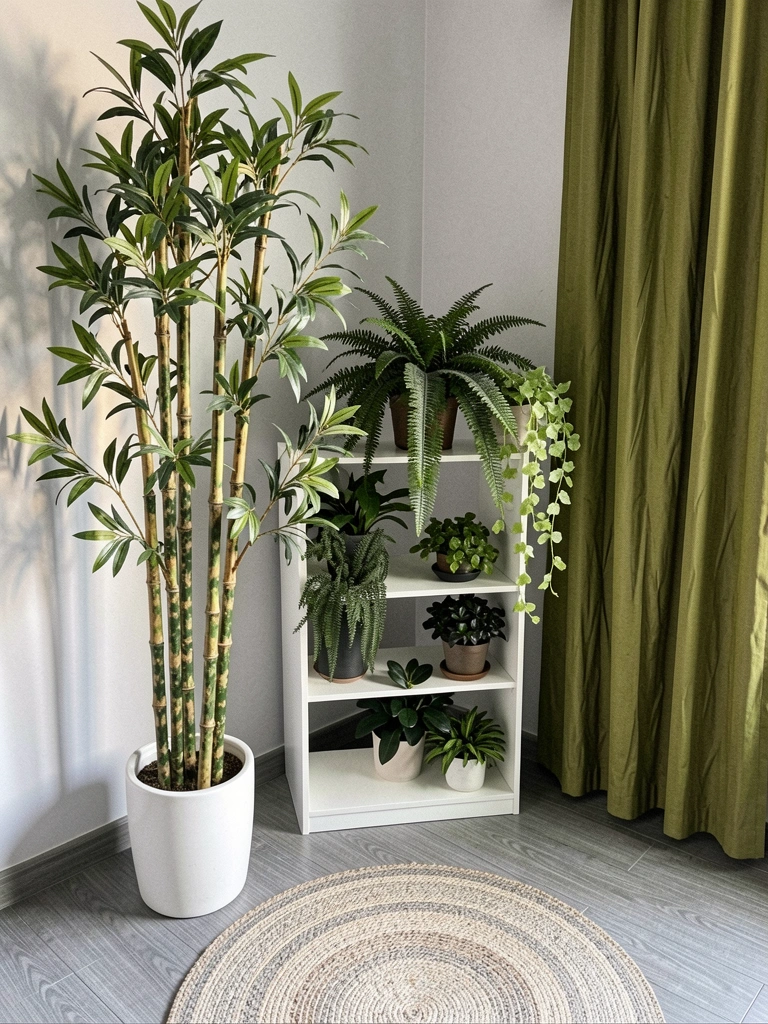 Diagrama com três zonas de luz e plantas listadas para cada uma