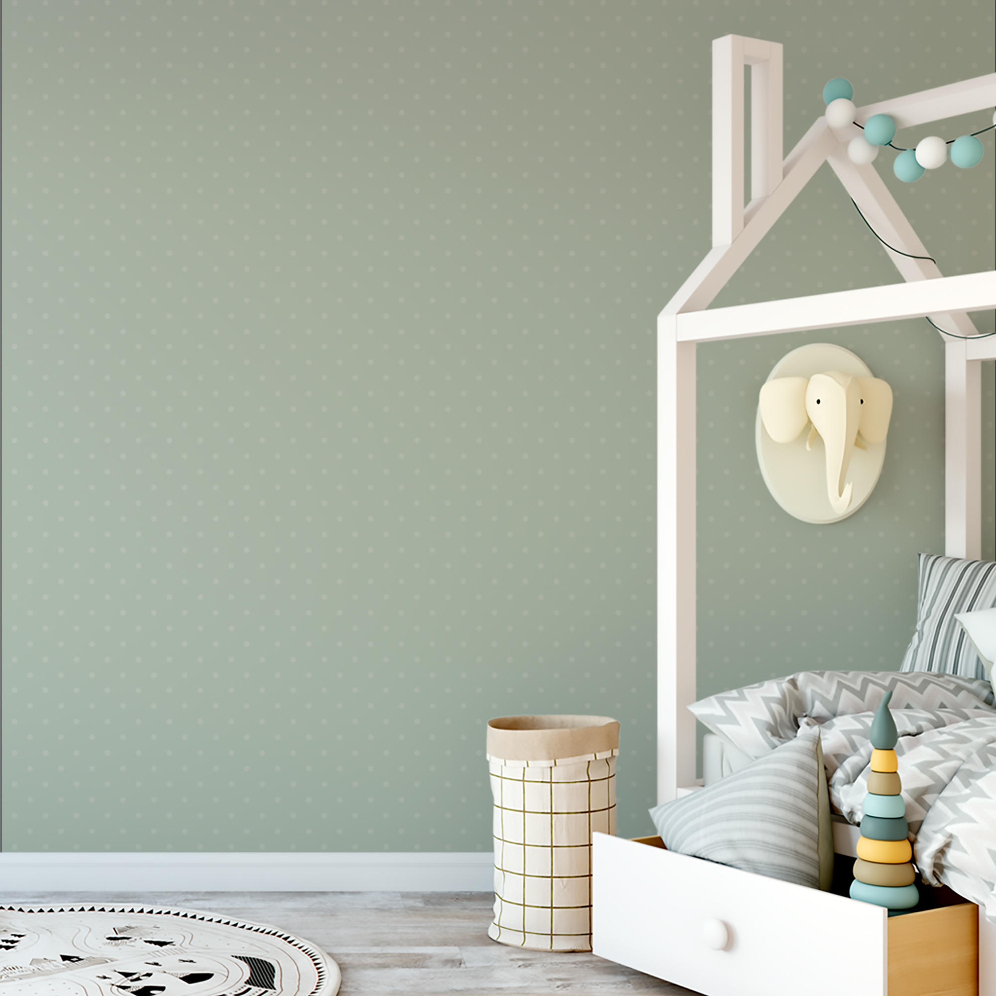 inspiração quarto bebê verde
