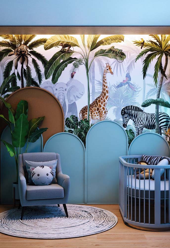ideias quarto bebê cinza