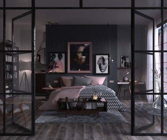iluminação quarto preto