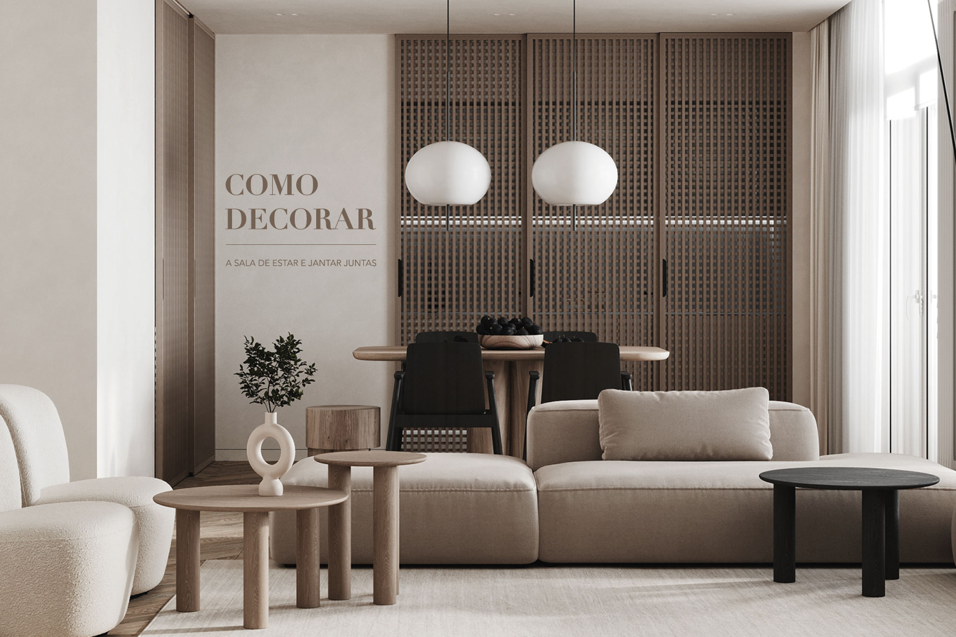 decorar sala e cozinha integradas pequenas