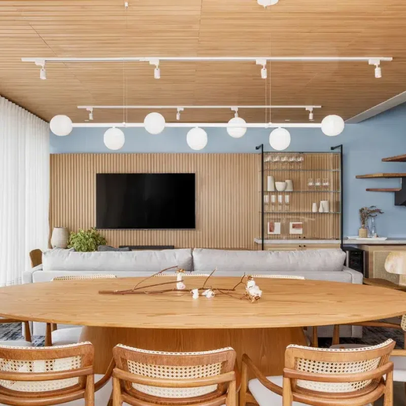 ideias de decoração sala e jantar juntas
