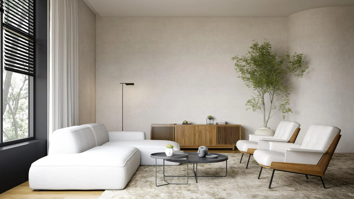 cores para sala minimalista moderna