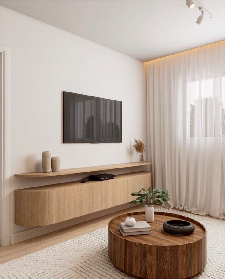 iluminação minimalista sala de estar
