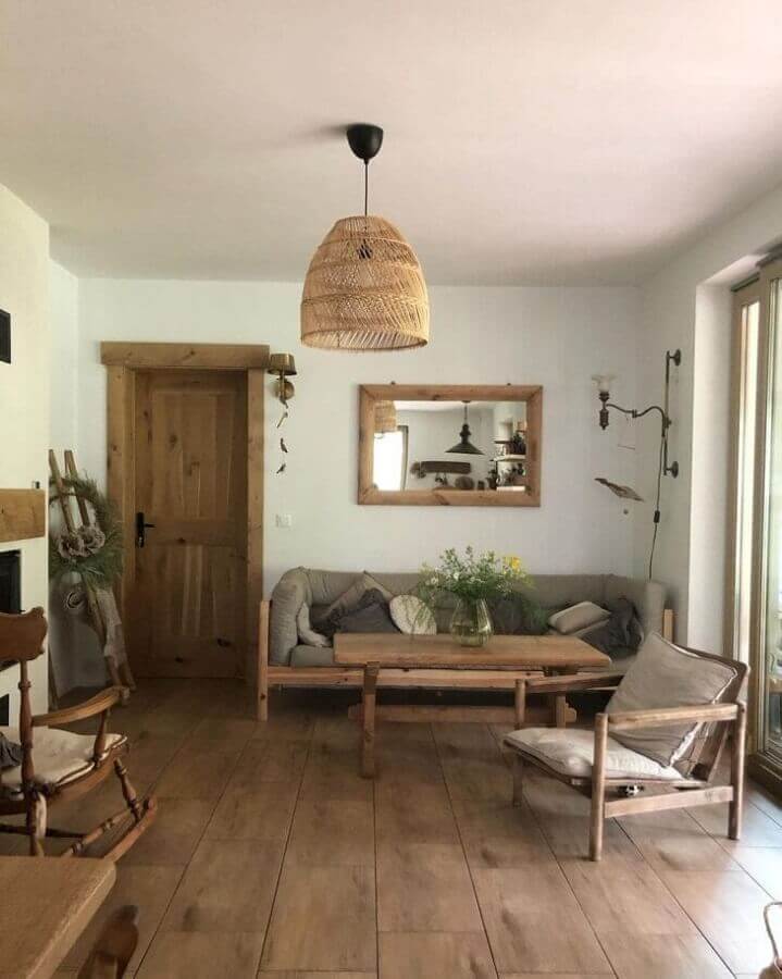 Estilo rústico simples