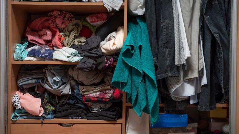 sonhar com roupas jogadas no chão
