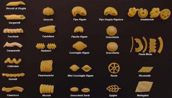 tipos de macarrão integral